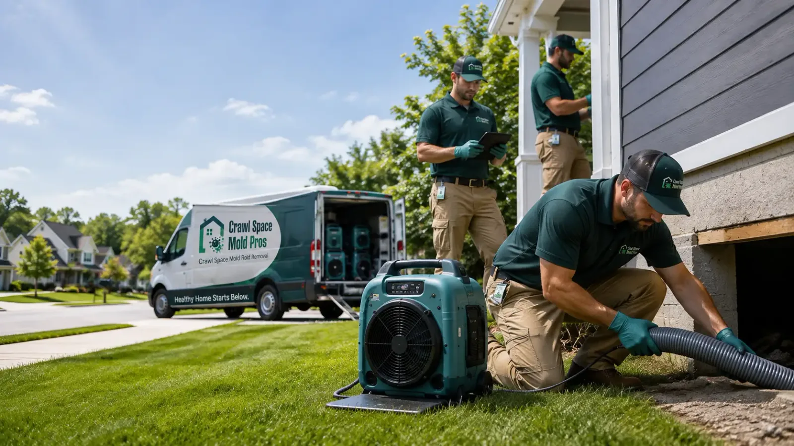 Crawl Space Mold Removal in North Adams, MI